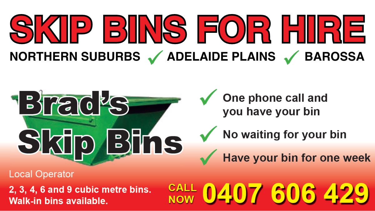 Brad's Skip Bins HIRE & DELIVERY OF A SKIP BIN (Today!)